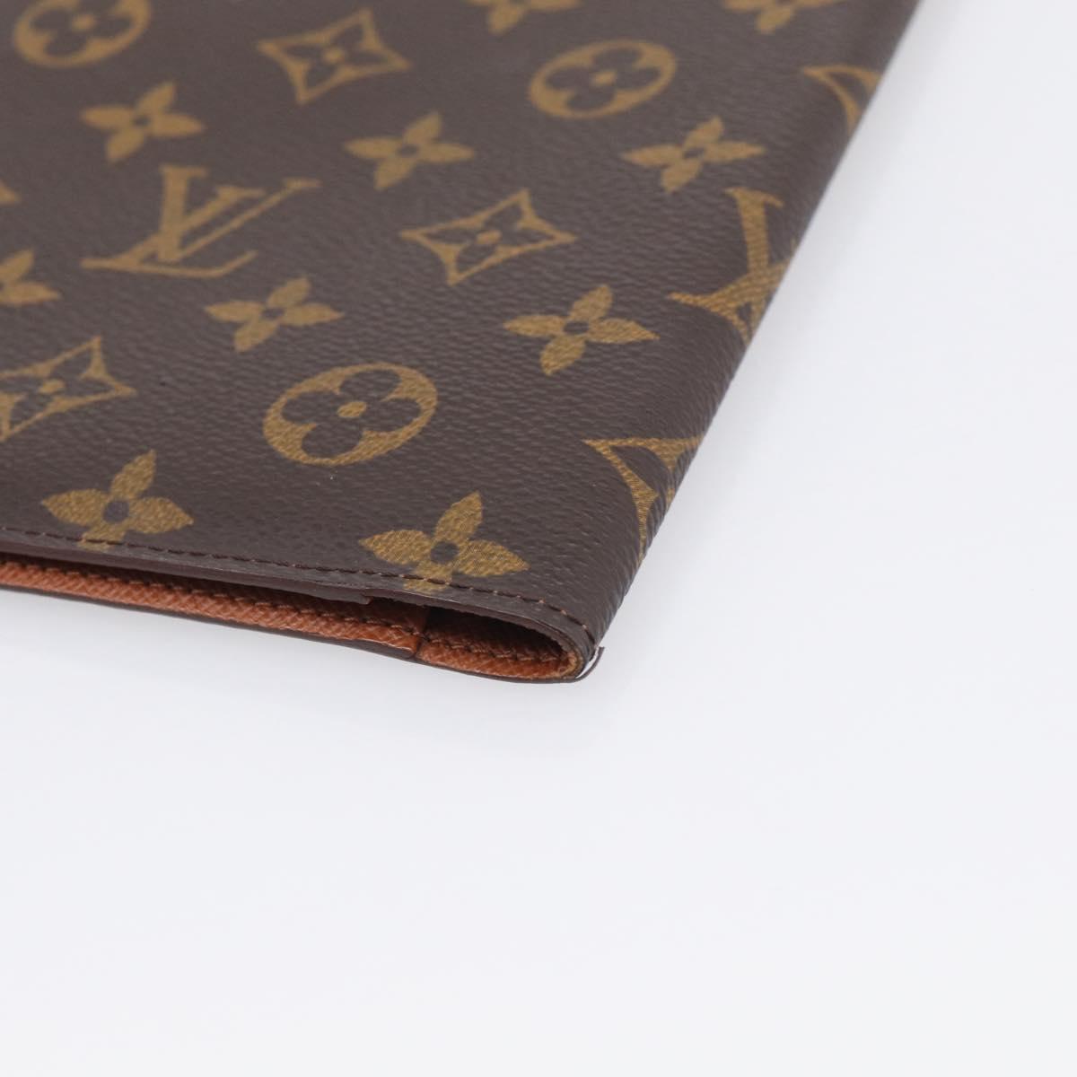 LOUIS VUITTON Monogram Note Cover LV Auth BA17081
