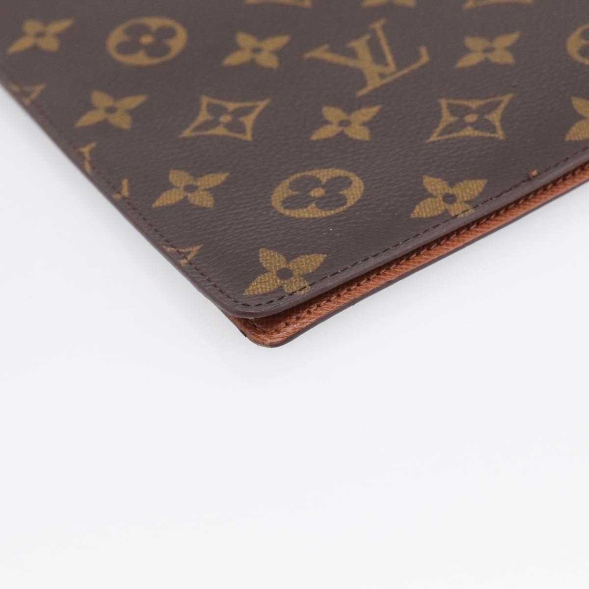 LOUIS VUITTON Monogram Note Cover LV Auth BA17081