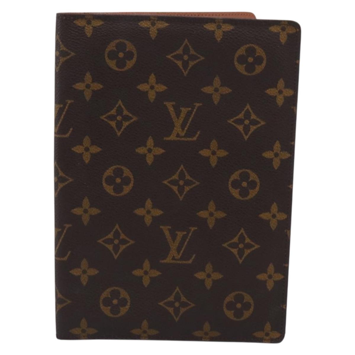 LOUIS VUITTON Monogram Note Cover LV Auth BA17081
