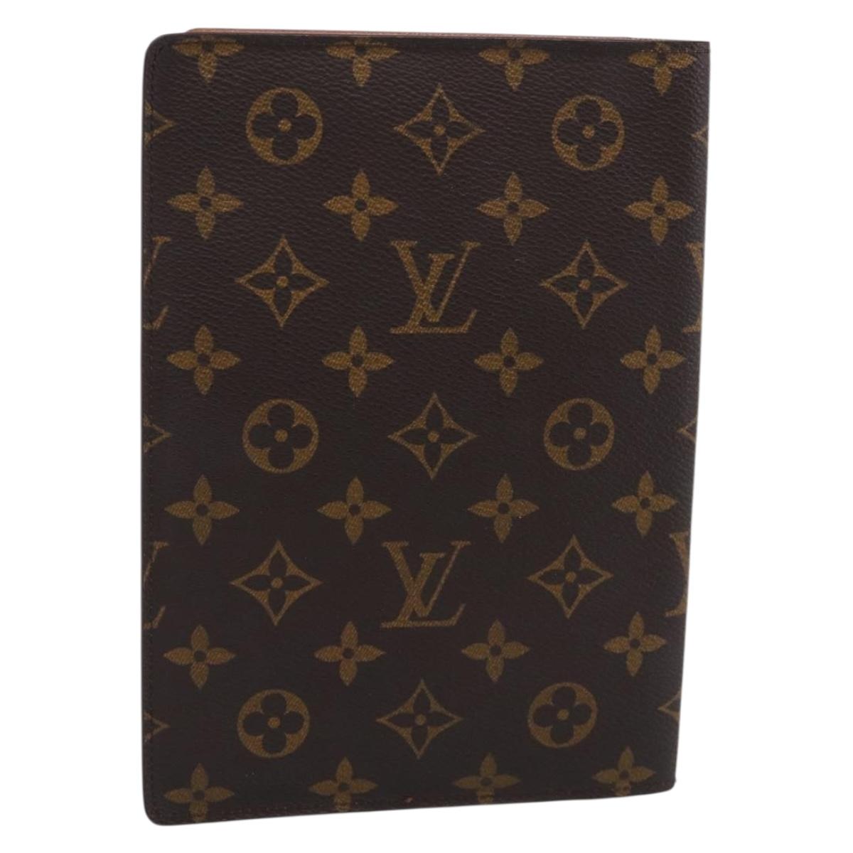 LOUIS VUITTON Monogram Note Cover LV Auth BA17081