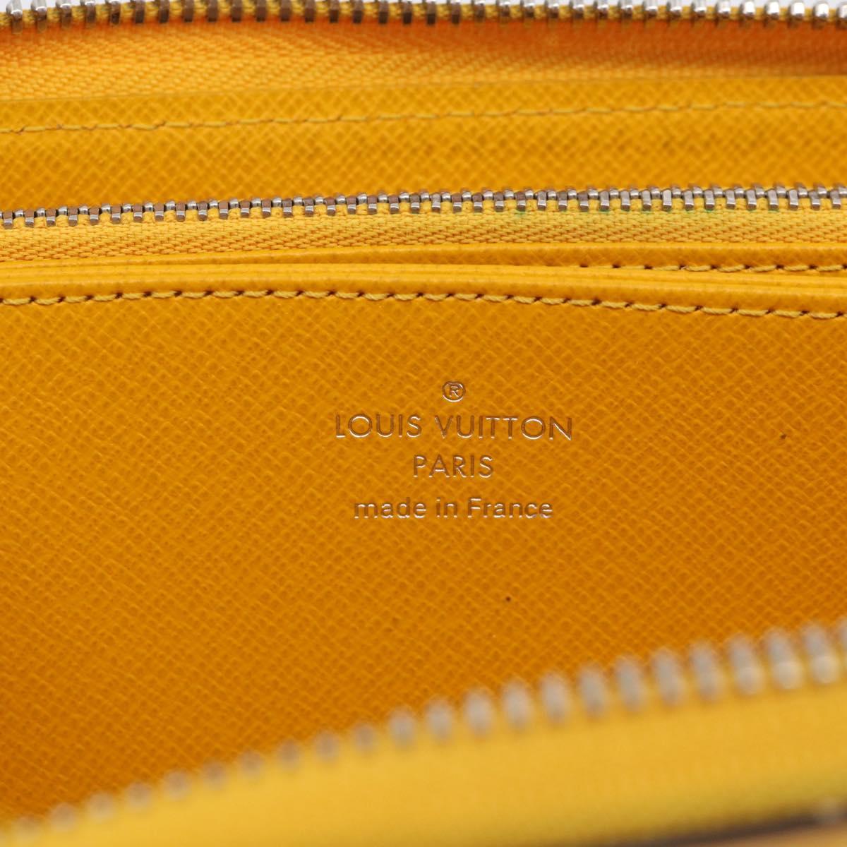 LOUIS VUITTON Epi Zippy Wallet Long Wallet Yellow M60309 LV Auth BA17082A