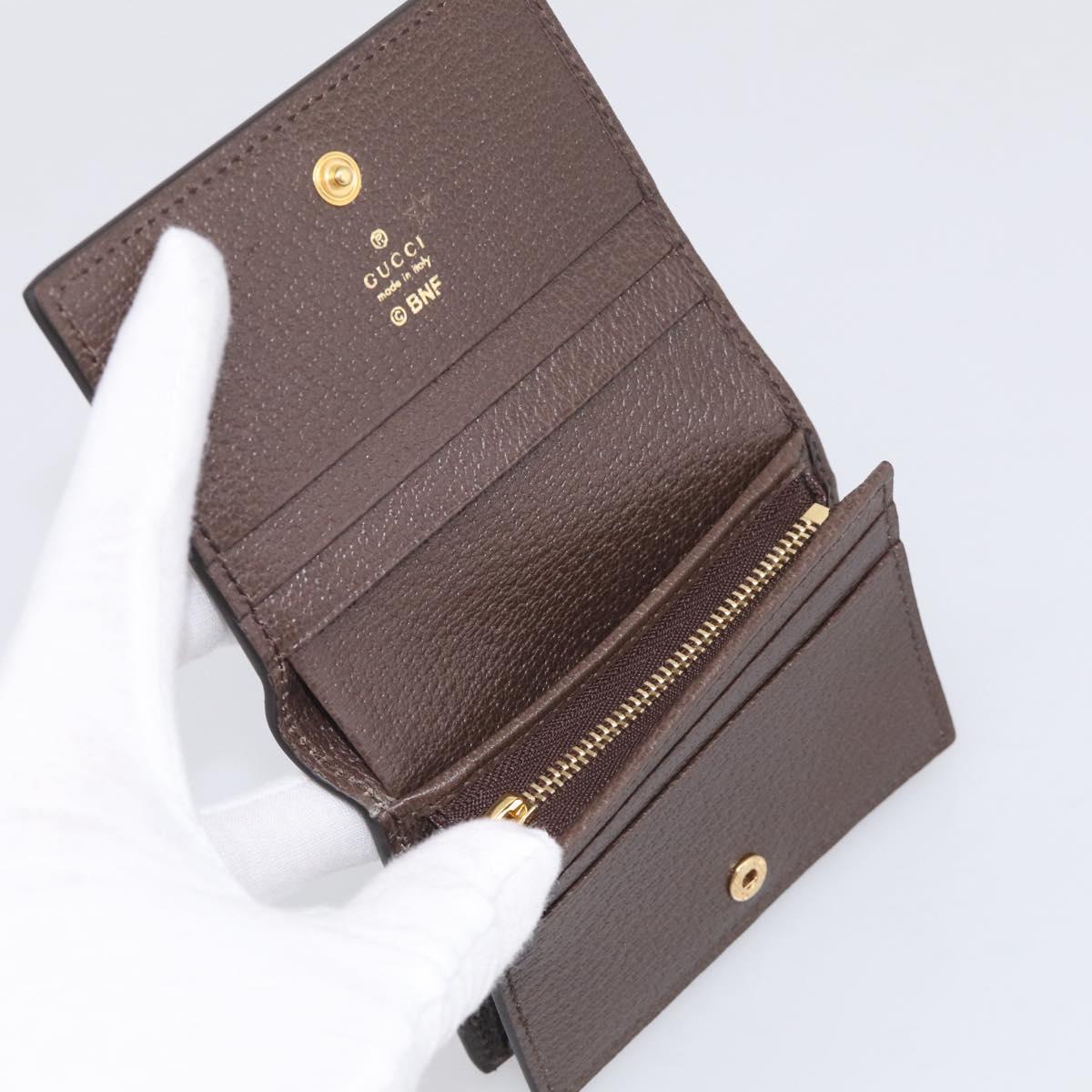 GUCCI GG Supreme Bananya Collaboration Wallet PVC Beige 701009 Auth BA17085M