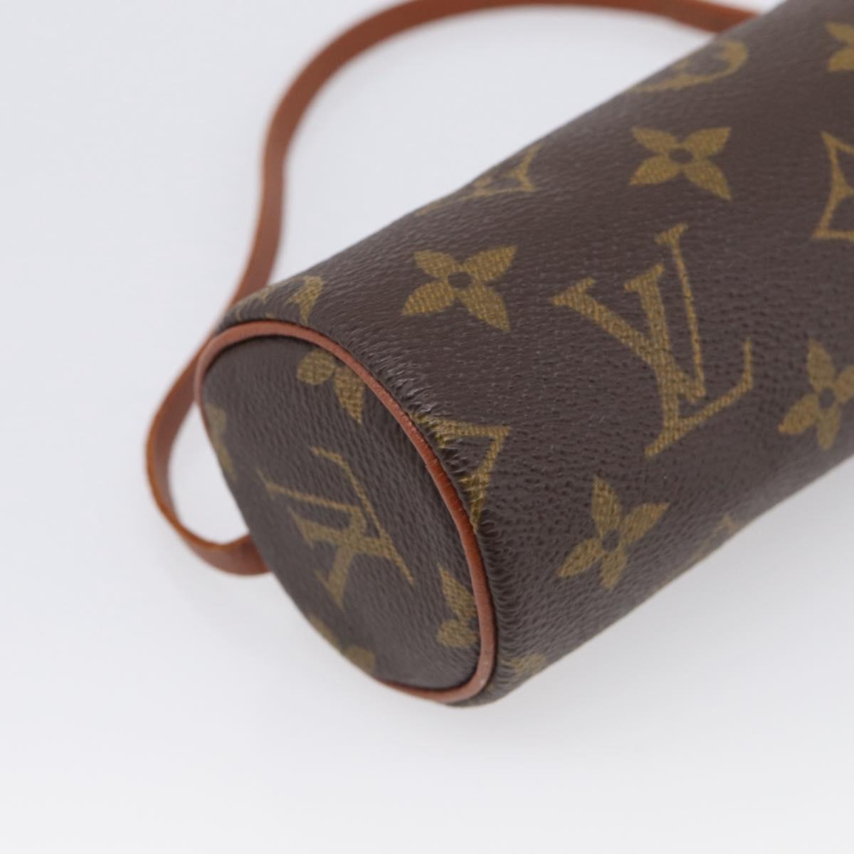 LOUIS VUITTON Monogram Papillon Pouch LV Auth BA17086
