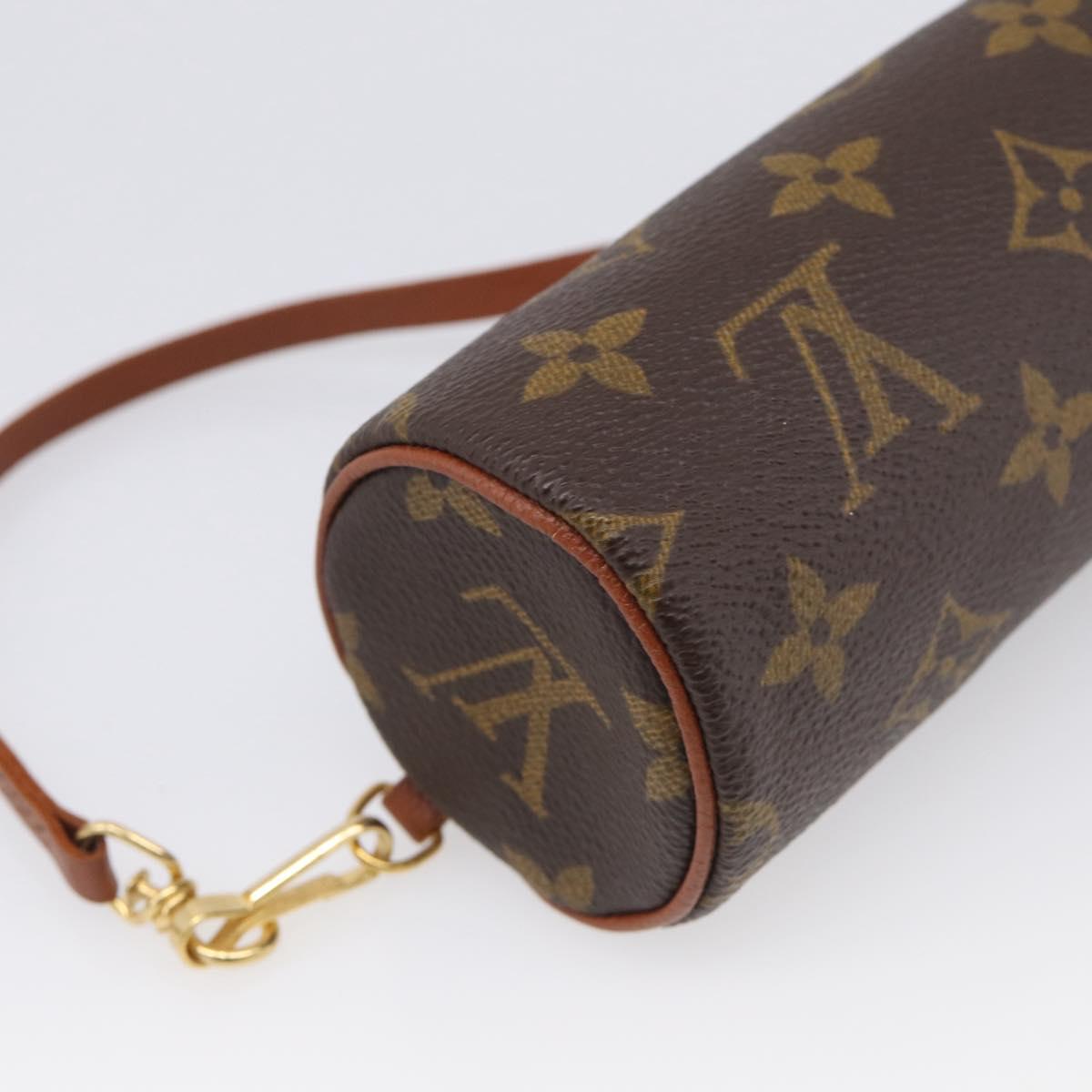 LOUIS VUITTON Monogram Papillon Pouch LV Auth BA17086
