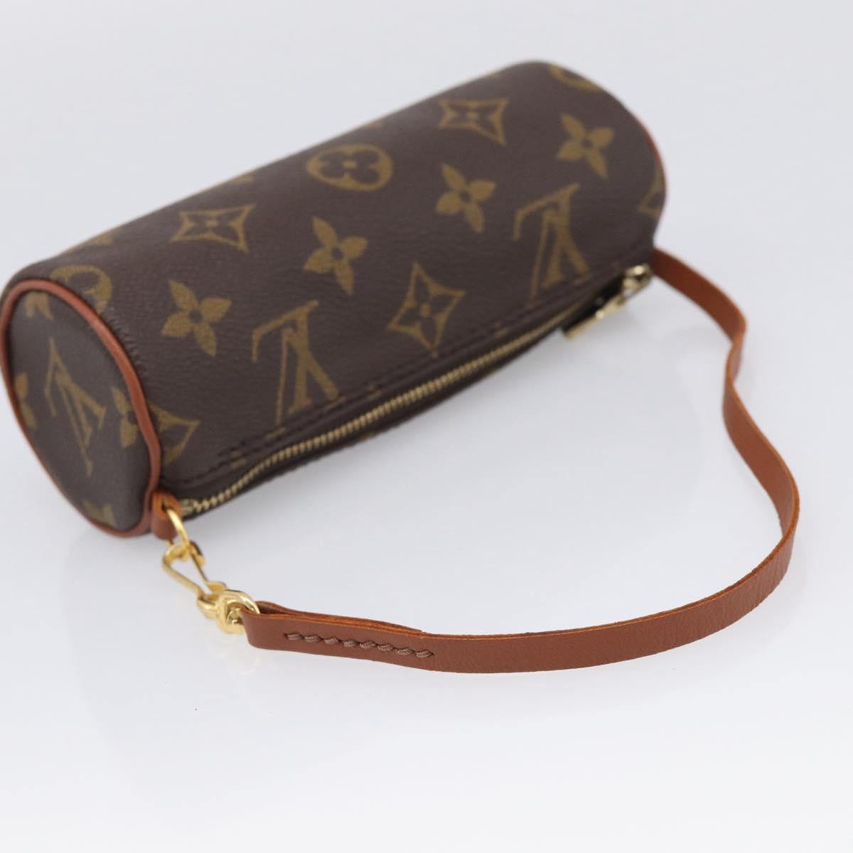 LOUIS VUITTON Monogram Papillon Pouch LV Auth BA17086