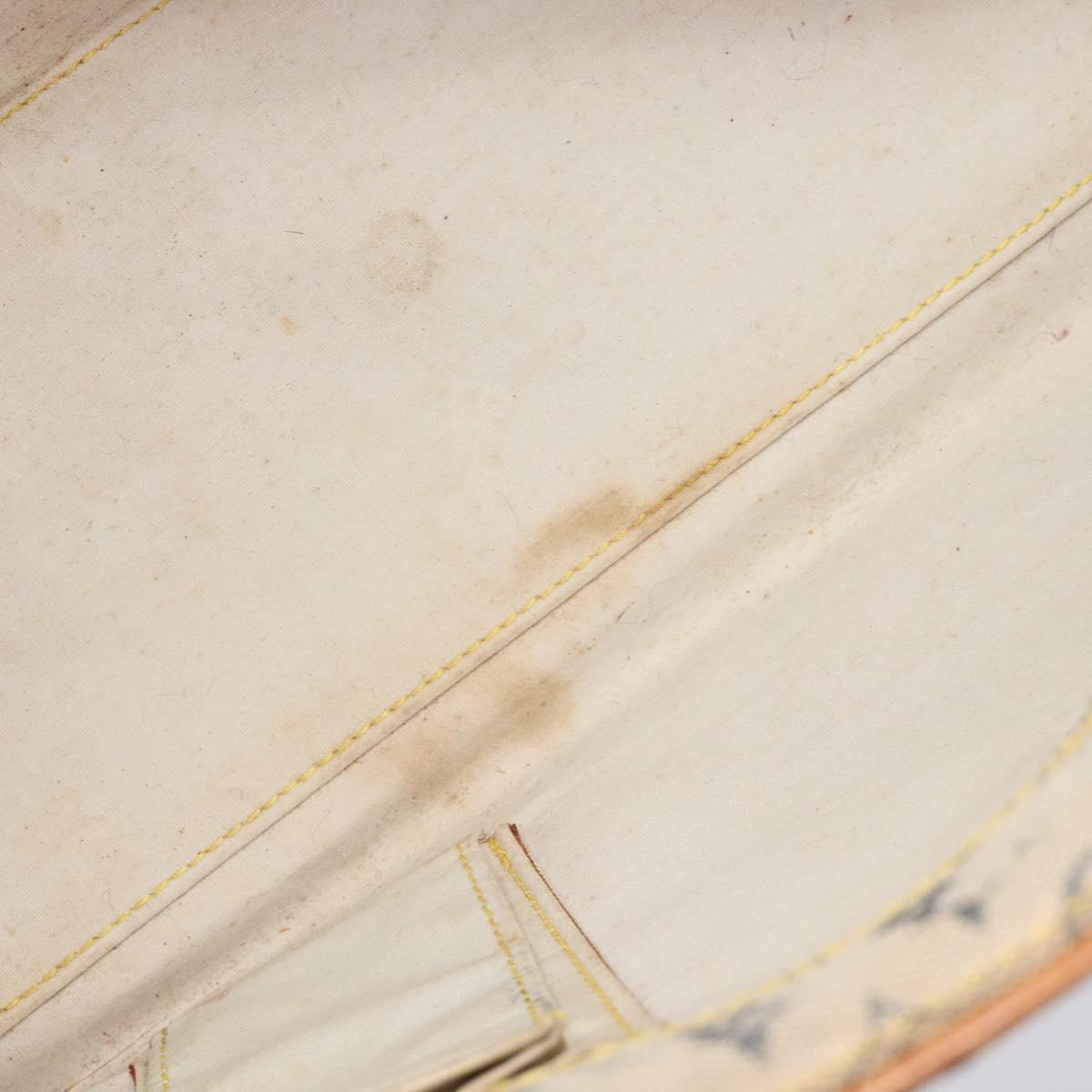LOUIS VUITTON Monogram Mini Marie Hand Bag Blue M92003 LV Auth BA17092