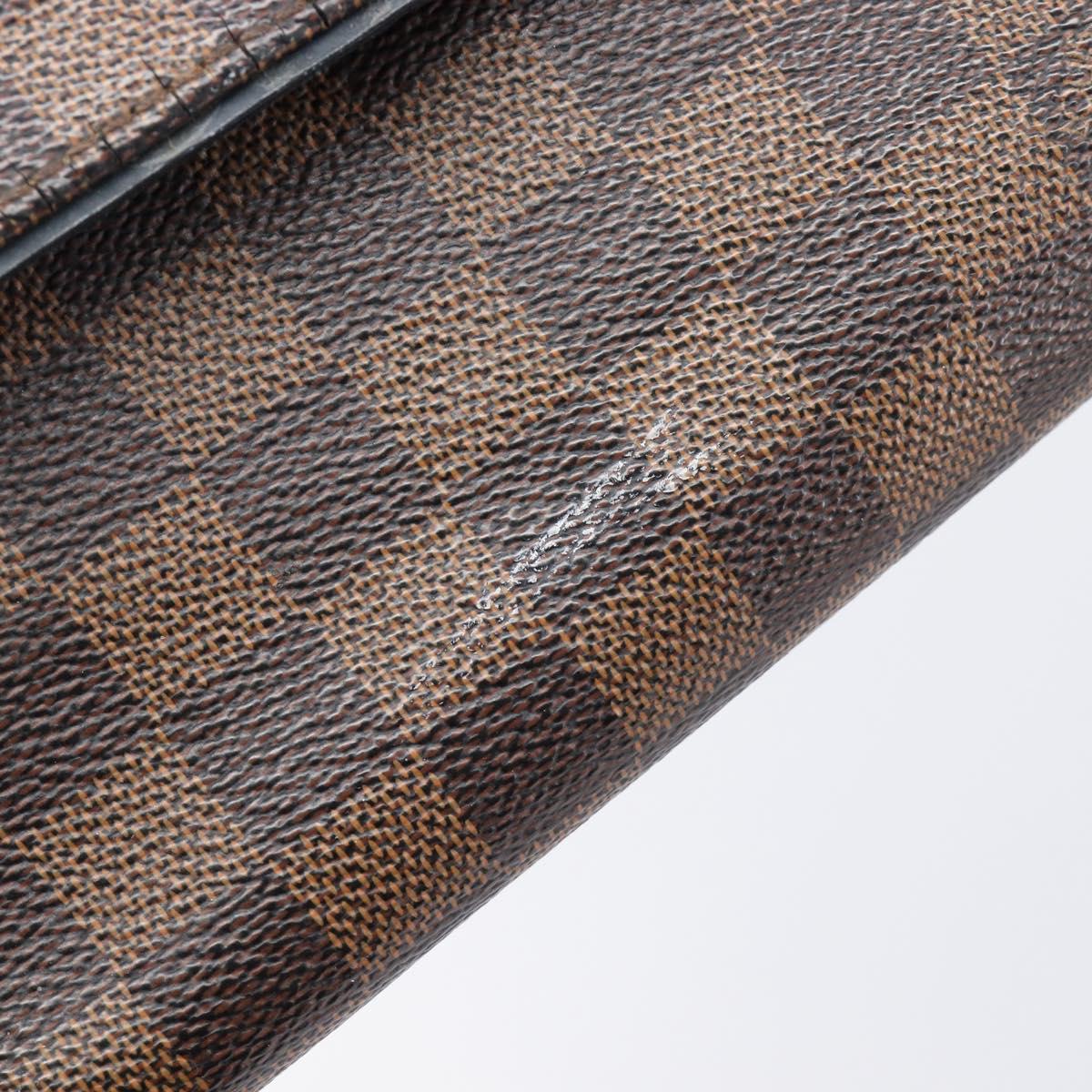 LOUIS VUITTON Damier Ebene Sprinter MM Shoulder Bag N41254 LV Auth BA17094