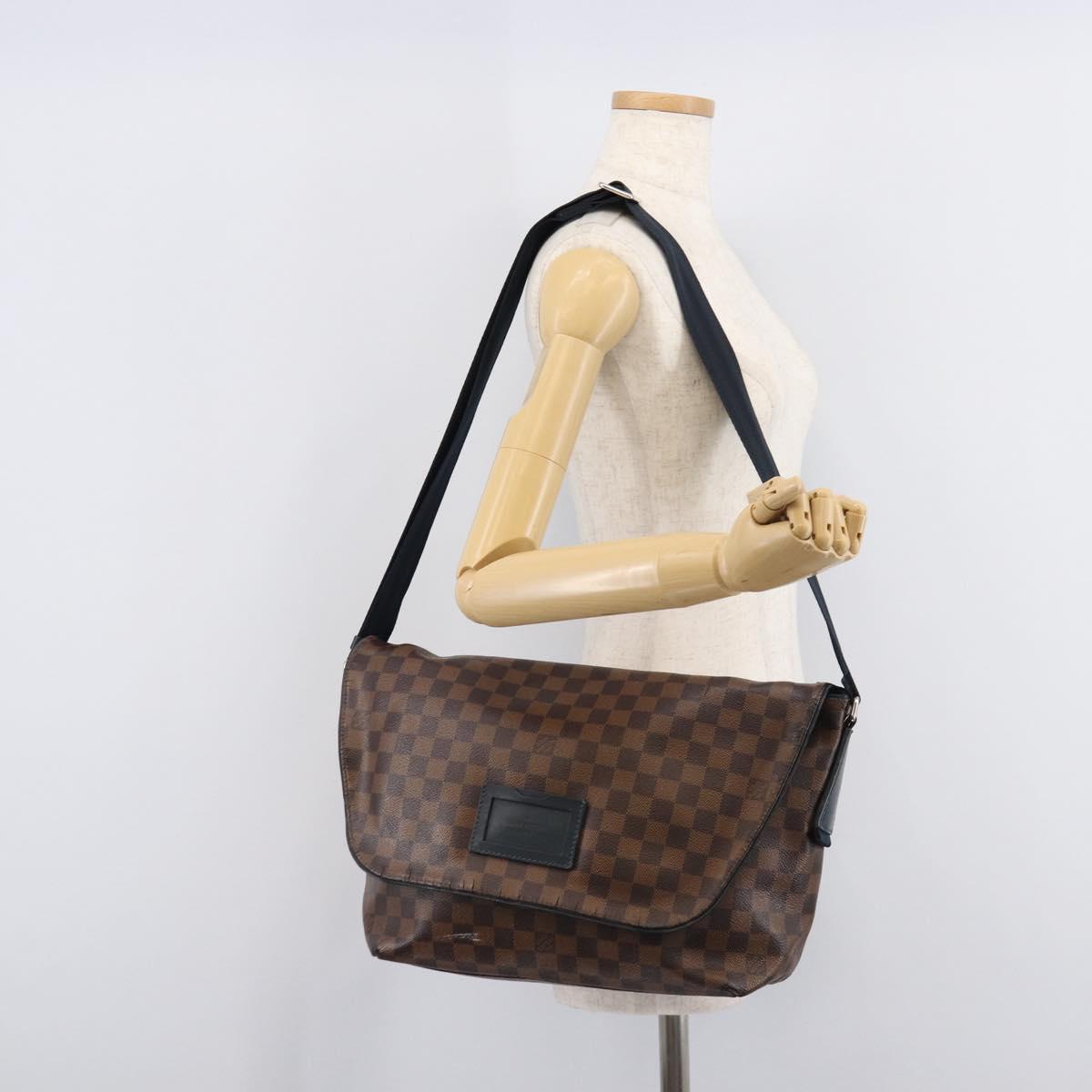 LOUIS VUITTON Damier Ebene Sprinter MM Shoulder Bag N41254 LV Auth BA17094