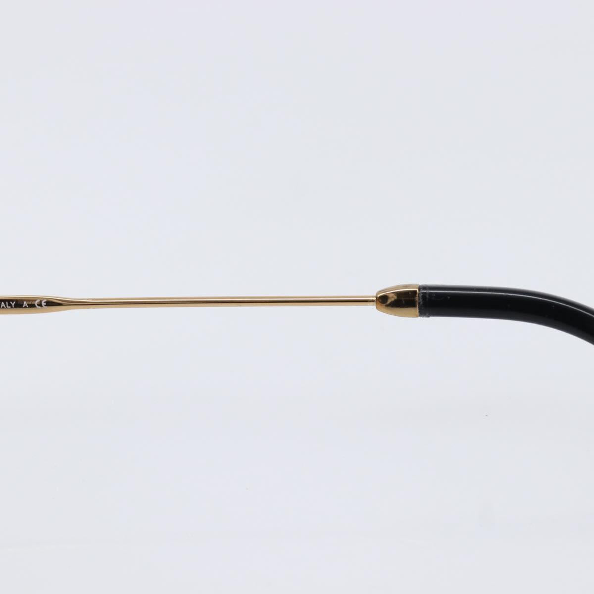 Miu Miu Sunglasses Metal Black Gold Auth BA17096