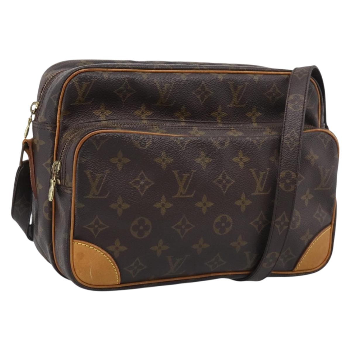 LOUIS VUITTON Monogram Nile Shoulder Bag M45244 LV Auth BA17097