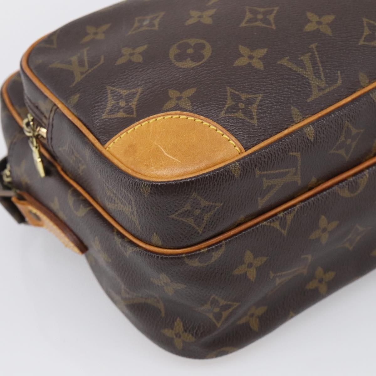 LOUIS VUITTON Monogram Nile Shoulder Bag M45244 LV Auth BA17097