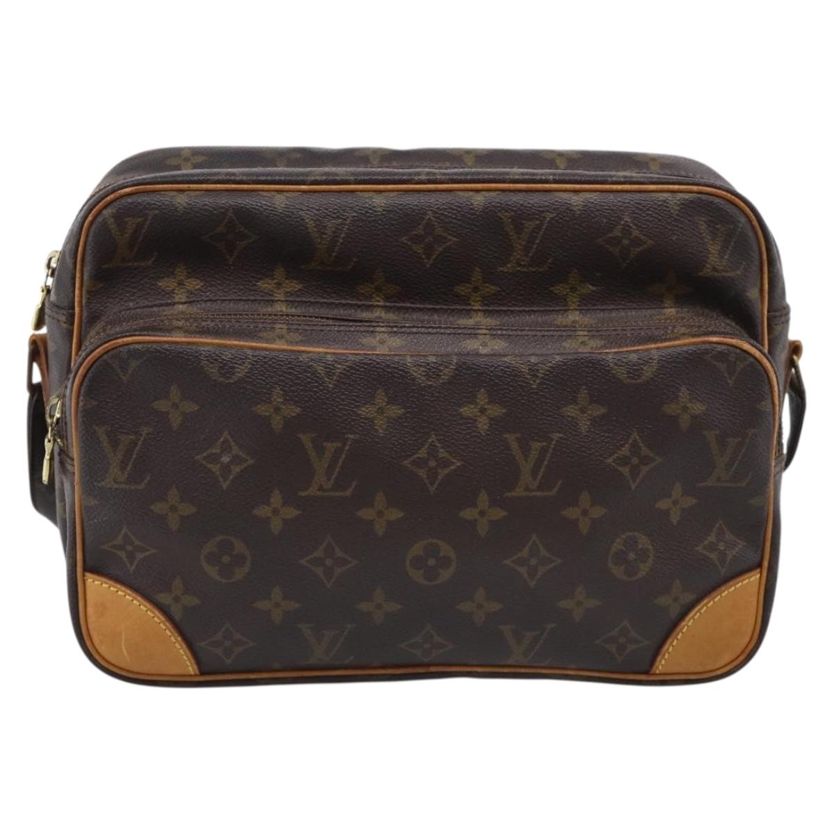 LOUIS VUITTON Monogram Nile Shoulder Bag M45244 LV Auth BA17097