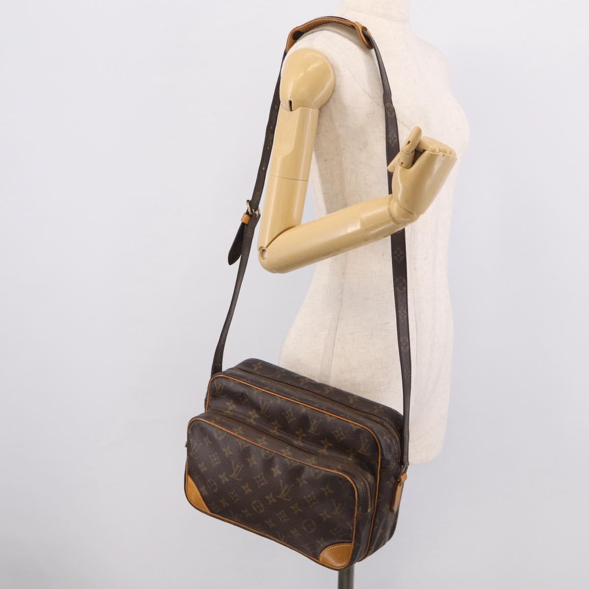 LOUIS VUITTON Monogram Nile Shoulder Bag M45244 LV Auth BA17097