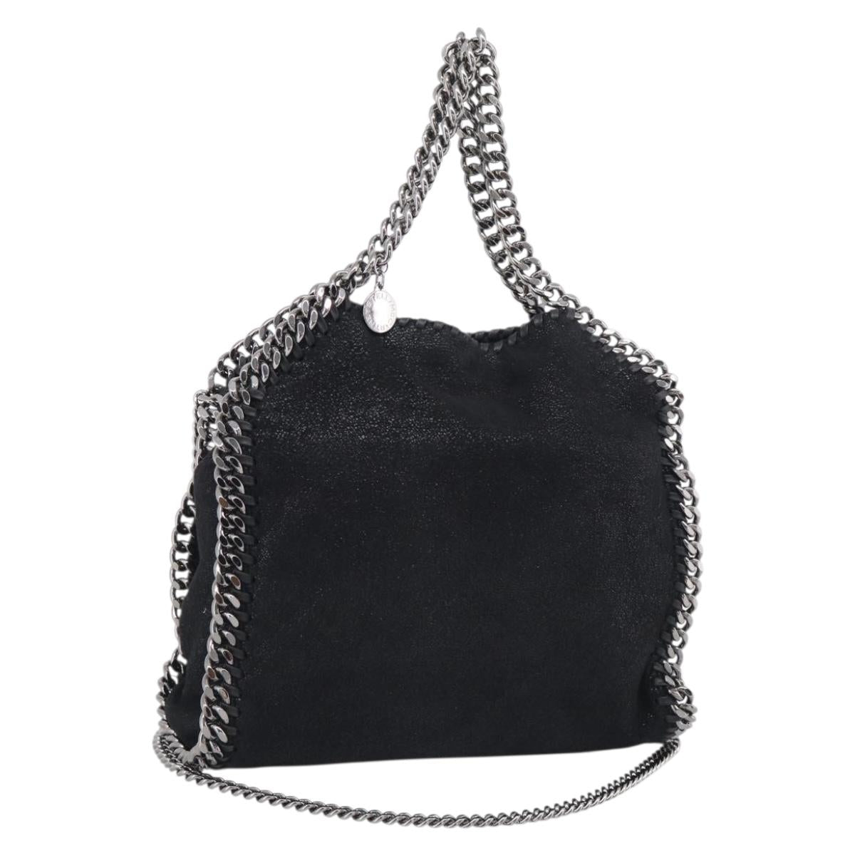 Stella McCartney Falabella Chain Hand Bag Polyester 2way 371223 Auth BA17098A