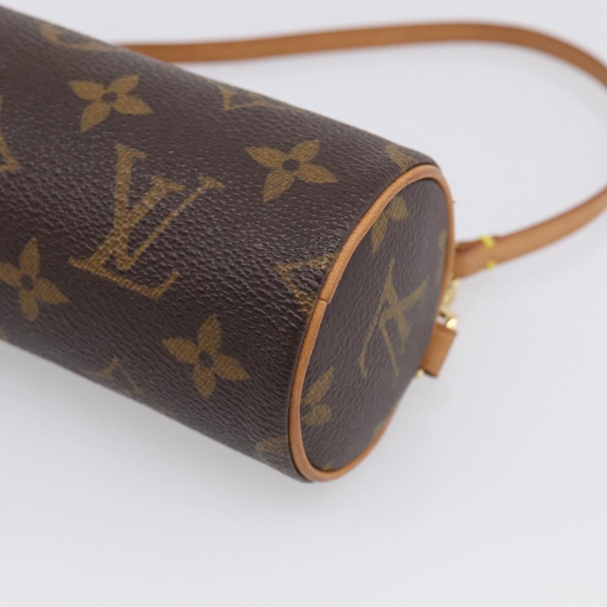 LOUIS VUITTON Monogram Papillon Pouch LV Auth BA17100A