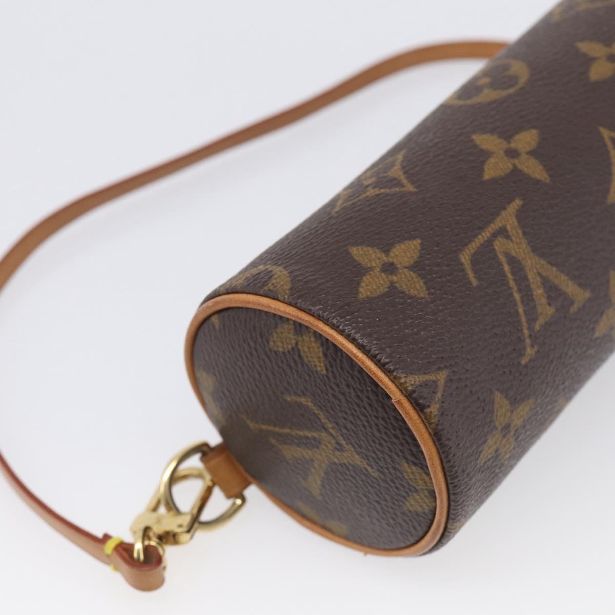 LOUIS VUITTON Monogram Papillon Pouch LV Auth BA17100A