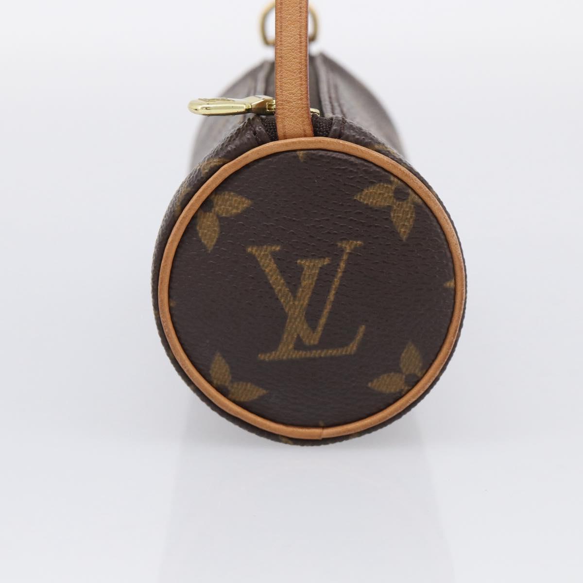 LOUIS VUITTON Monogram Papillon Pouch LV Auth BA17100A