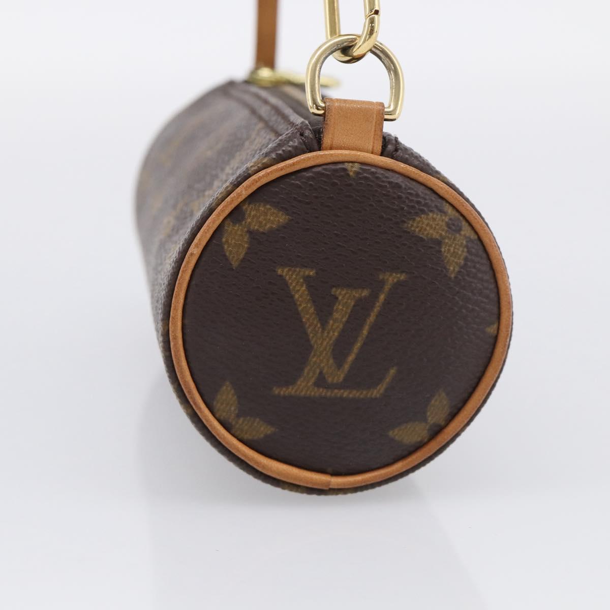 LOUIS VUITTON Monogram Papillon Pouch LV Auth BA17100A