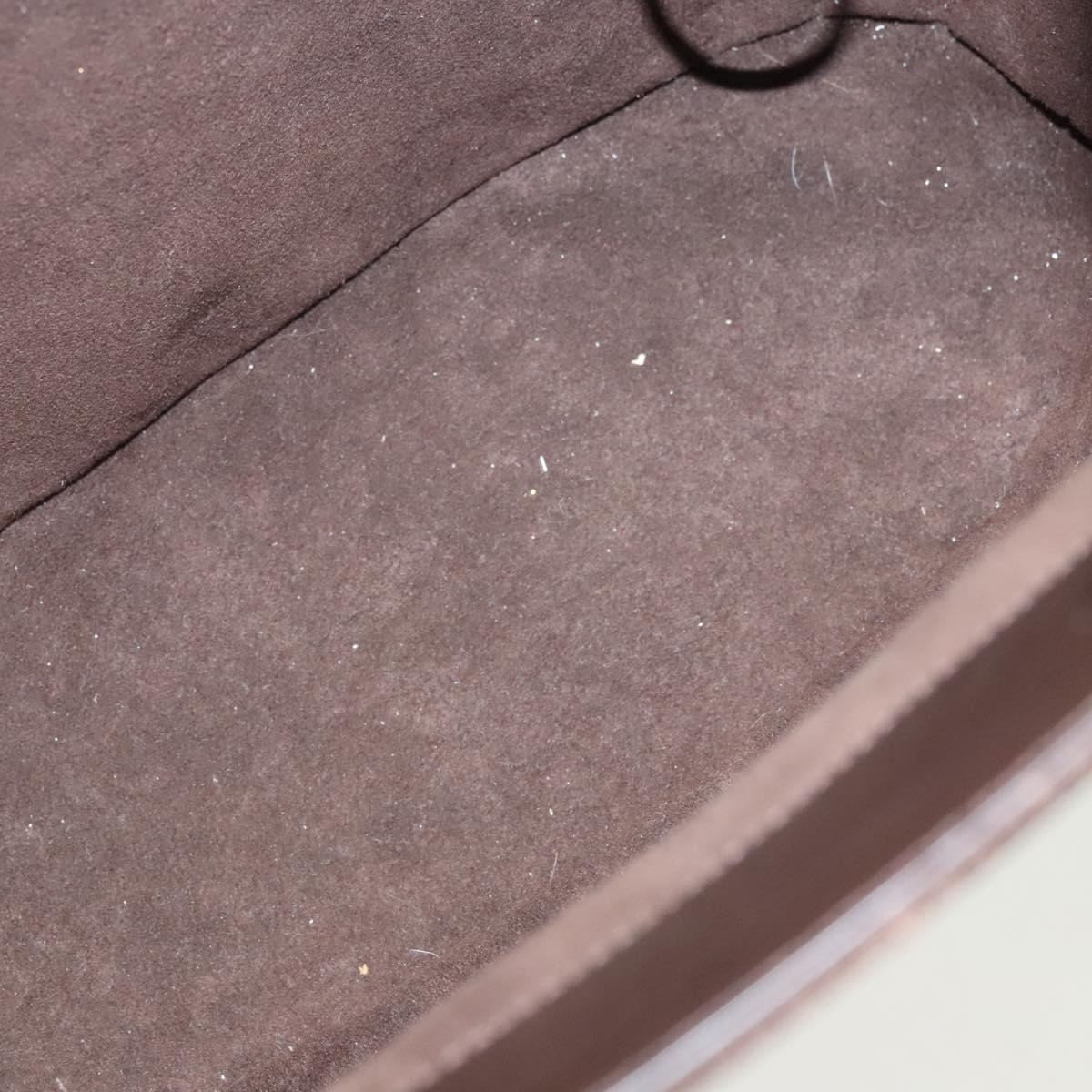 Salvatore Ferragamo Hand Bag Suede Brown Auth BA1711