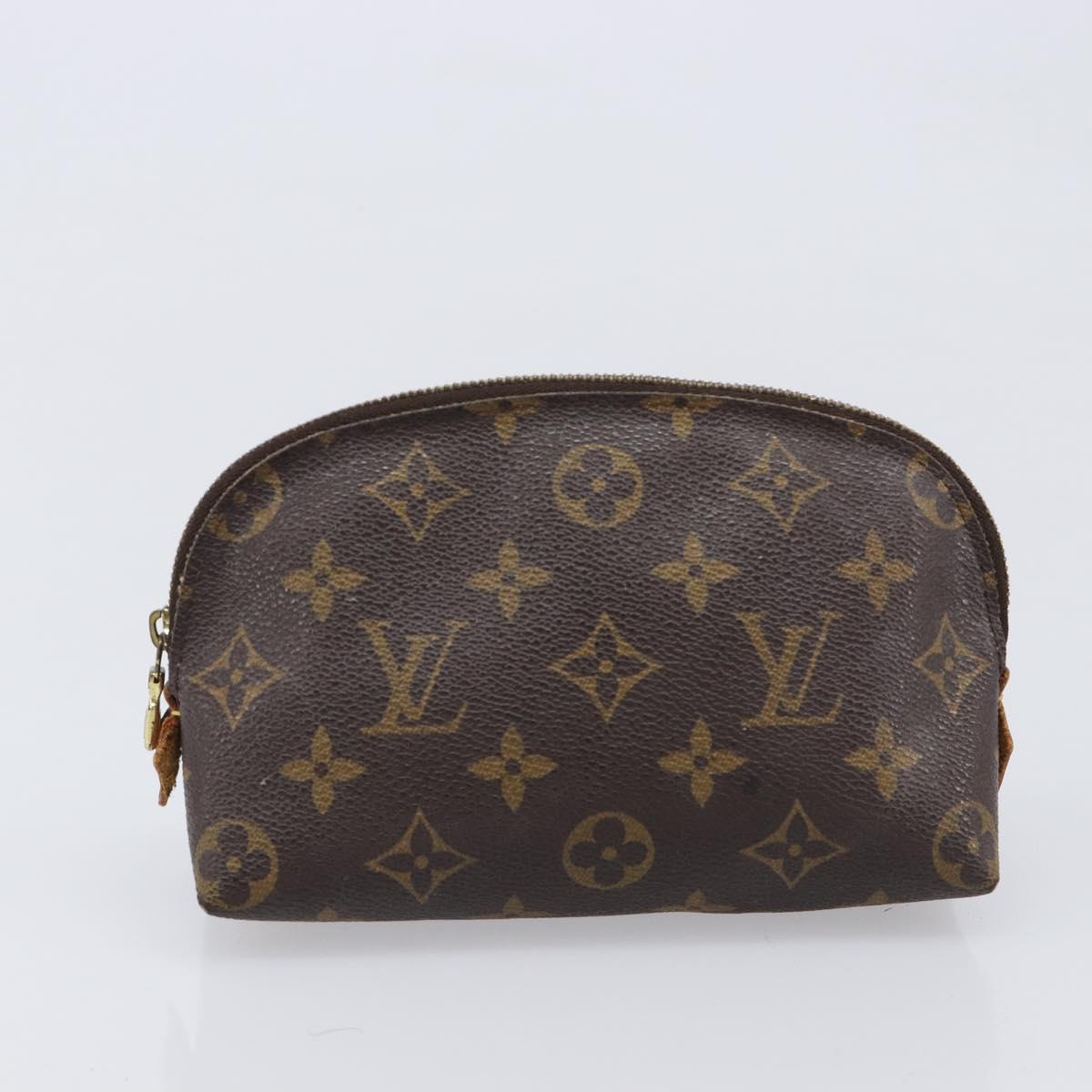 LOUIS VUITTON Monogram Vernis Pouch Wallet 3 Set Red LV Auth BA17115
