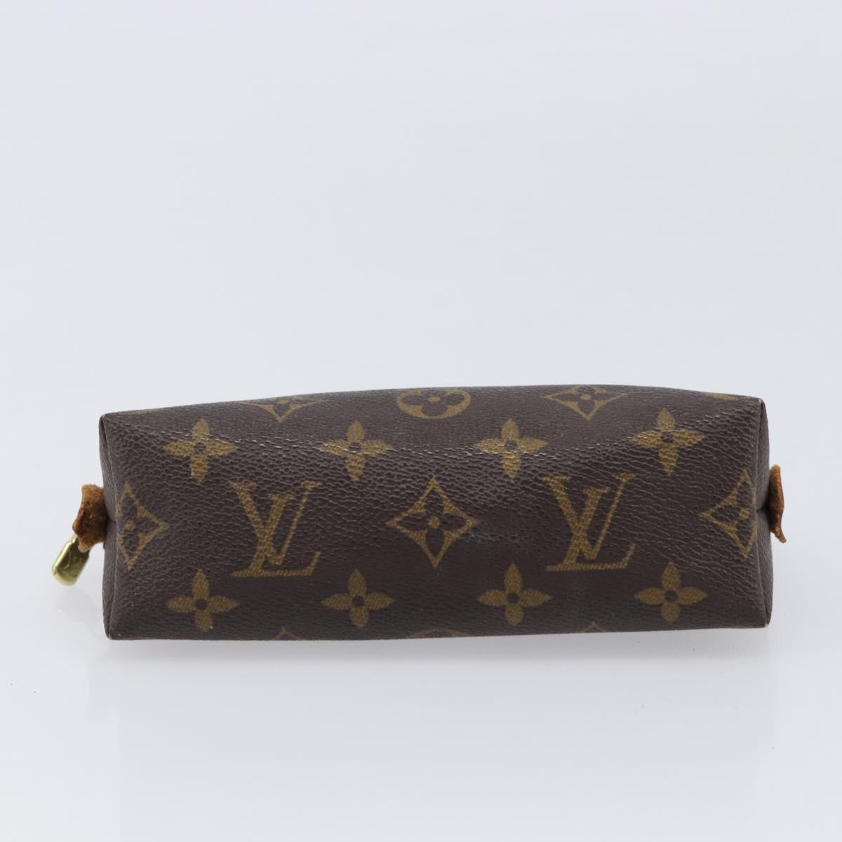 LOUIS VUITTON Monogram Vernis Pouch Wallet 3 Set Red LV Auth BA17115
