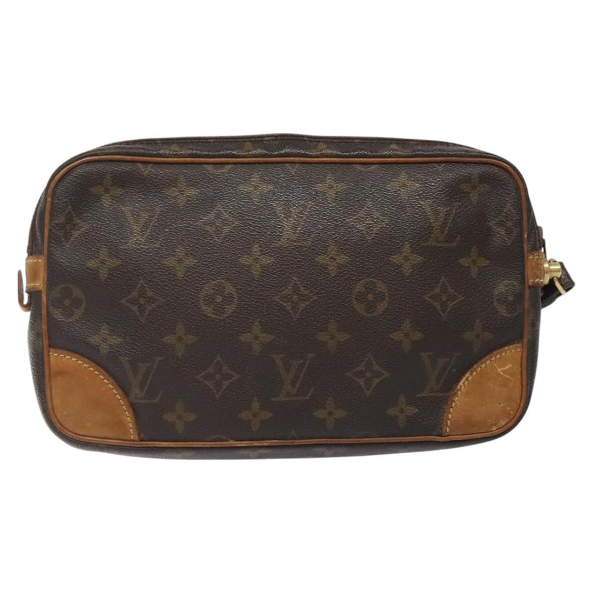 LOUIS VUITTON Monogram Marly Dragonne GM Clutch Bag M51825 LV Auth BA1714