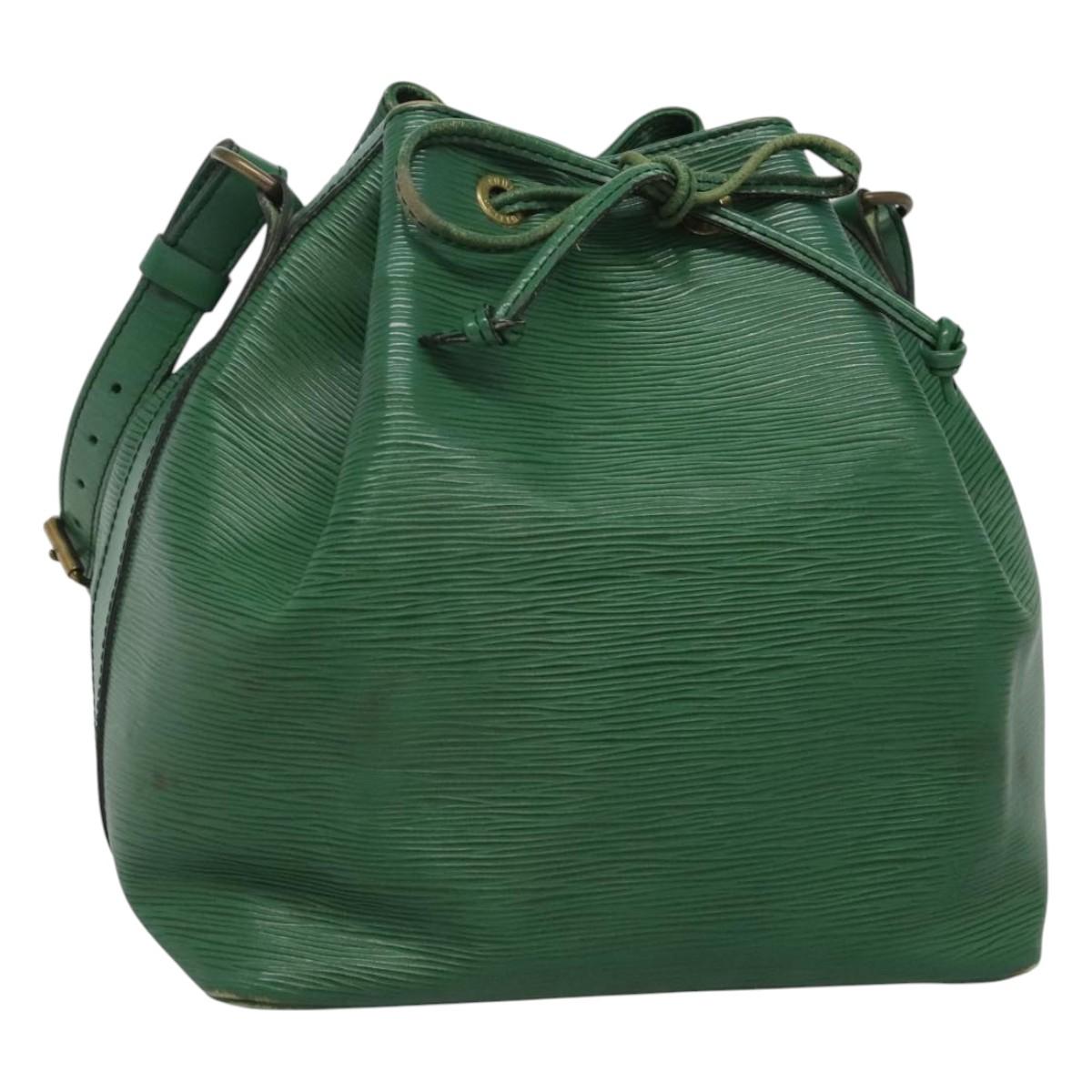 LOUIS VUITTON Epi Petit Noe Shoulder Bag Green M44104 LV Auth BA1717