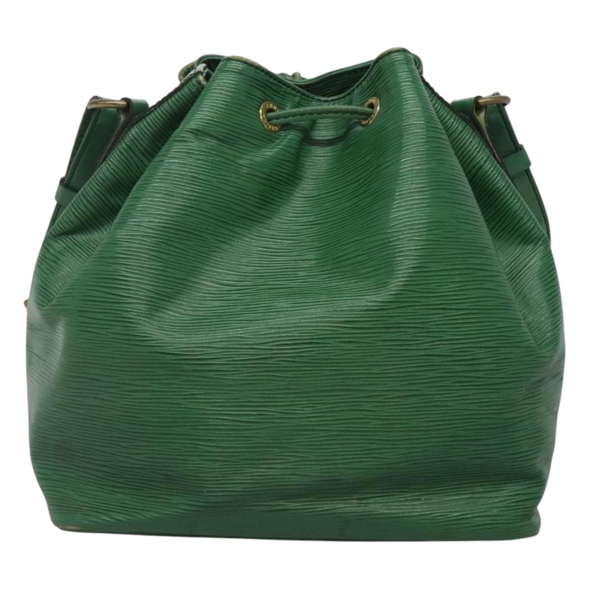 LOUIS VUITTON Epi Petit Noe Shoulder Bag Green M44104 LV Auth BA1717