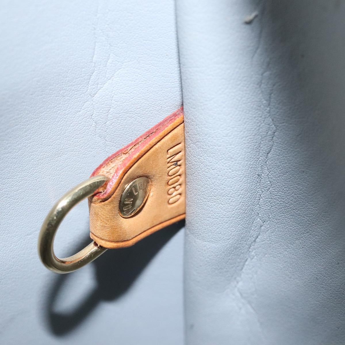 LOUIS VUITTON Monogram Vernis Houston Hand Bag Gris M91053 LV Auth BA1718