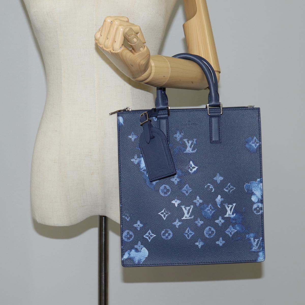 LOUIS VUITTON Monogram Watercolor Sac Plat Messenger Bag M57843 LV Auth BA1721M