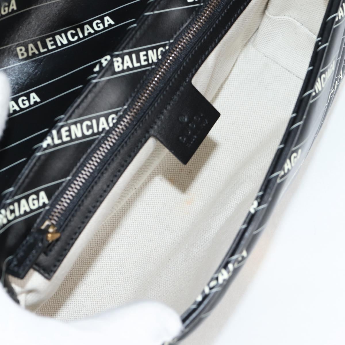 GUCCI Balenciaga Chain The Hacker Project Bag Leather Black 443497 Auth BA1727M