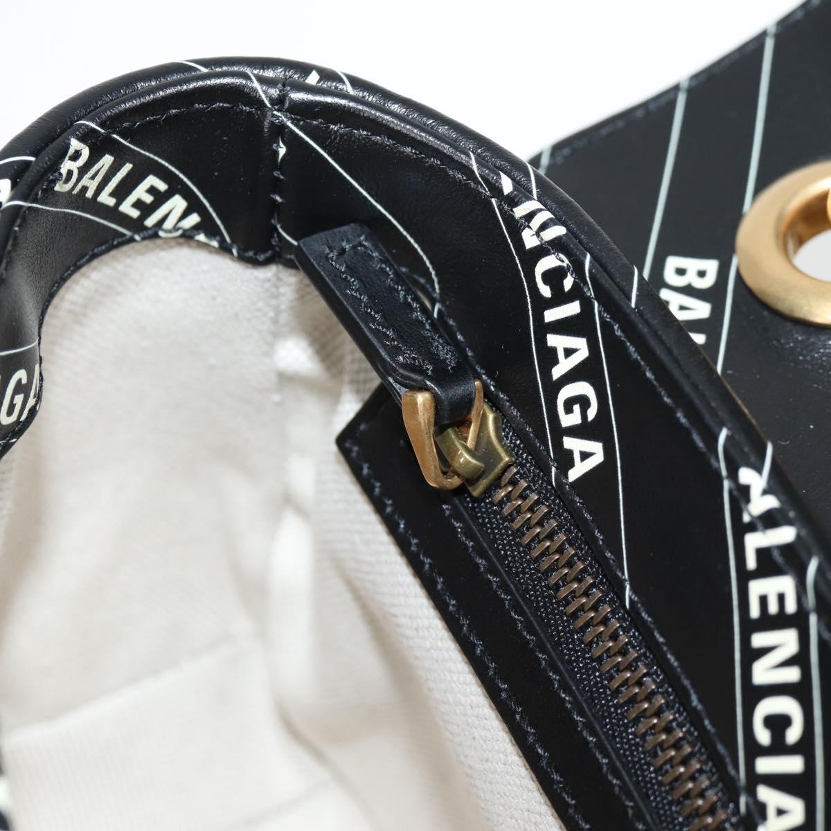 GUCCI Balenciaga Chain The Hacker Project Bag Leather Black 443497 Auth BA1727M