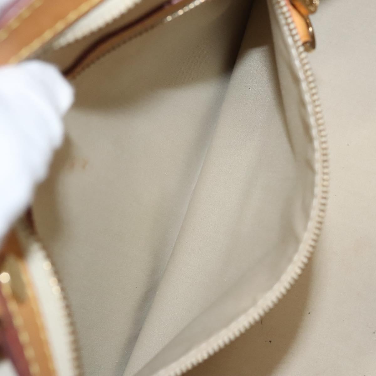 LOUIS VUITTON Monogram Vernis Blair MM Hand Bag 2way Citrin M90108 Auth BA1751