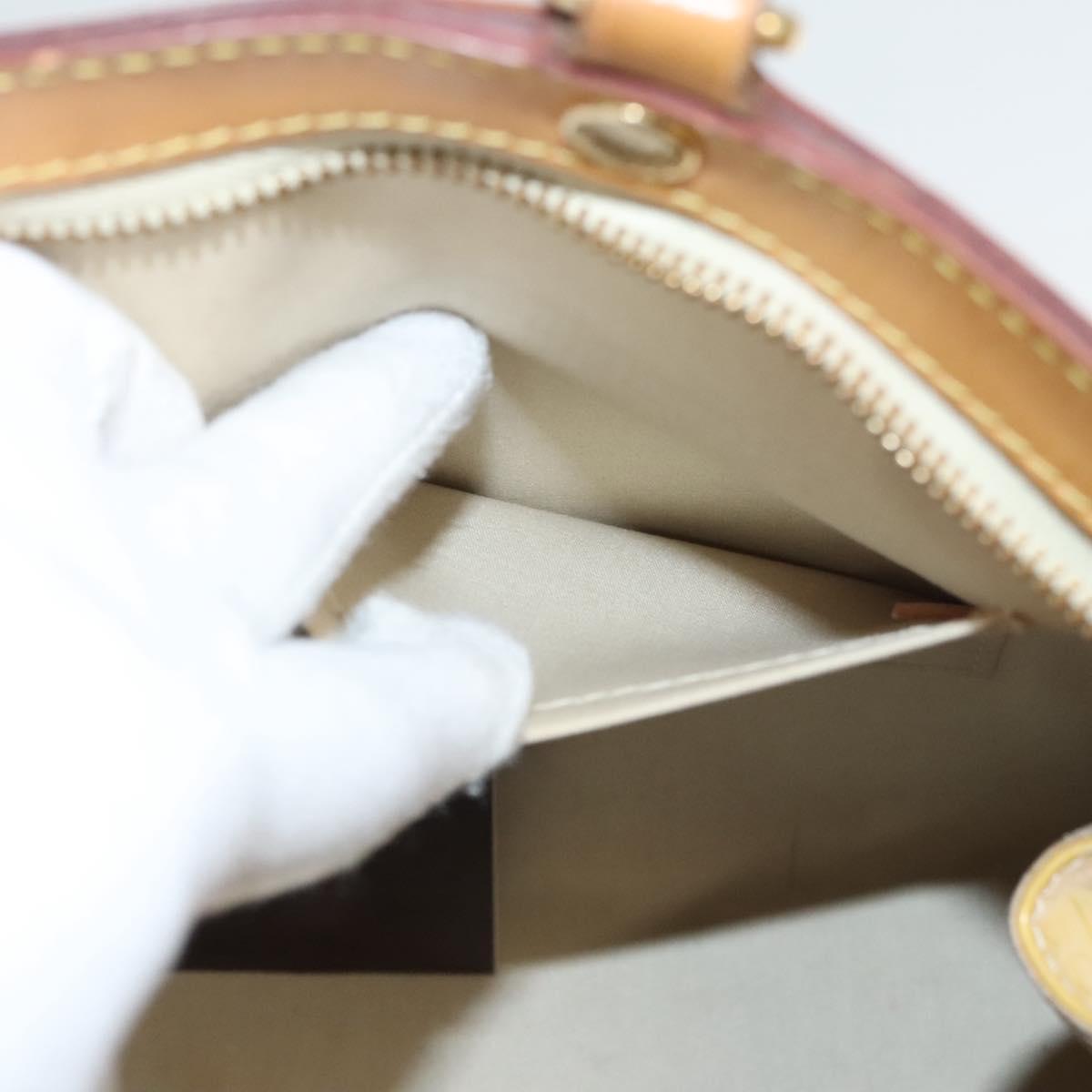 LOUIS VUITTON Monogram Vernis Blair MM Hand Bag 2way Citrin M90108 Auth BA1751