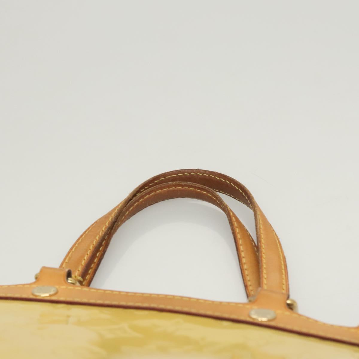 LOUIS VUITTON Monogram Vernis Blair MM Hand Bag 2way Citrin M90108 Auth BA1751