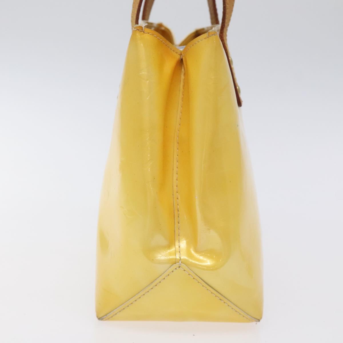 LOUIS VUITTON Monogram Vernis Reade PM Hand Bag Gris M91145 LV Auth BA1770