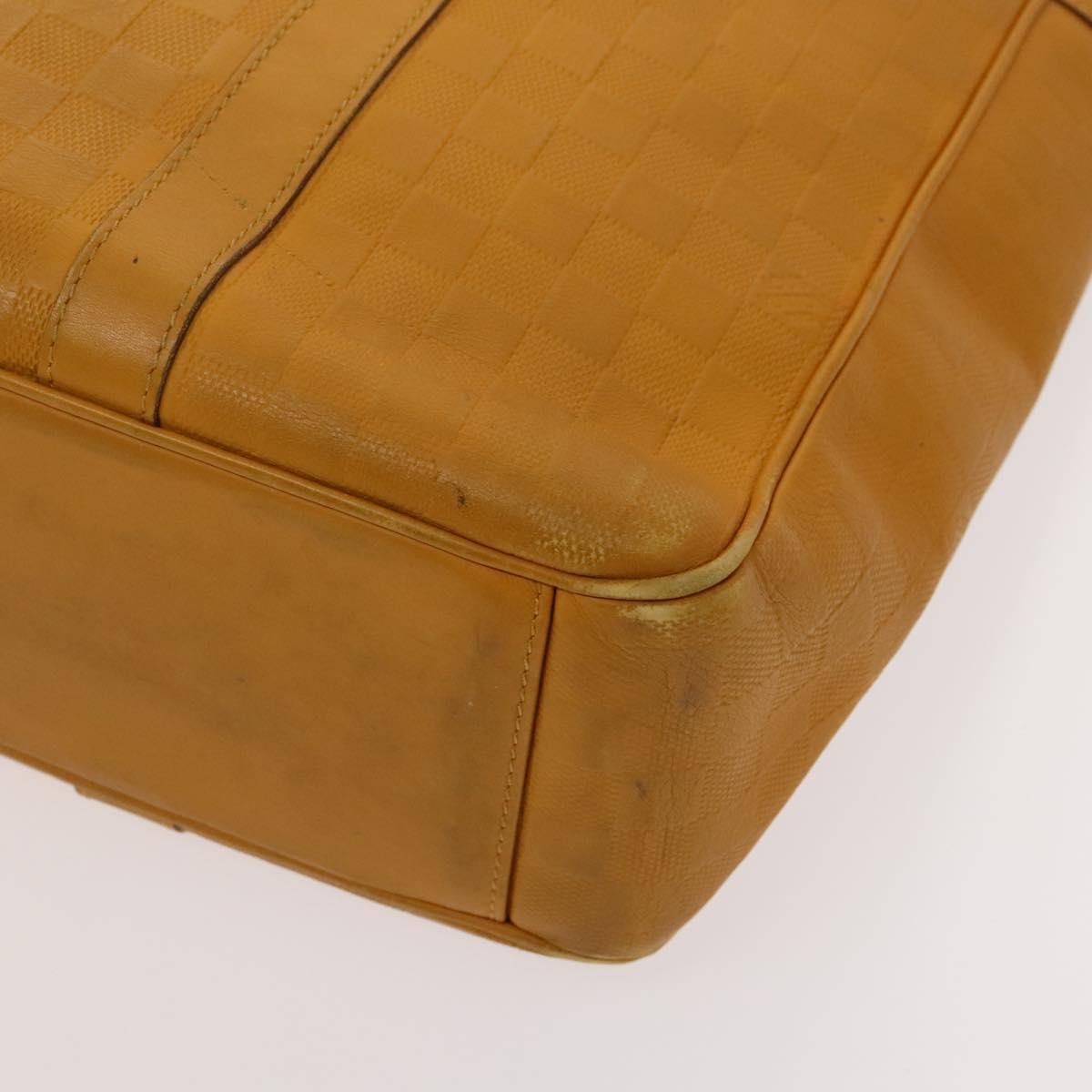 LOUIS VUITTON Damier Infini Neo Tadao Bag 2way Yellow N41228 LV Auth BA1777