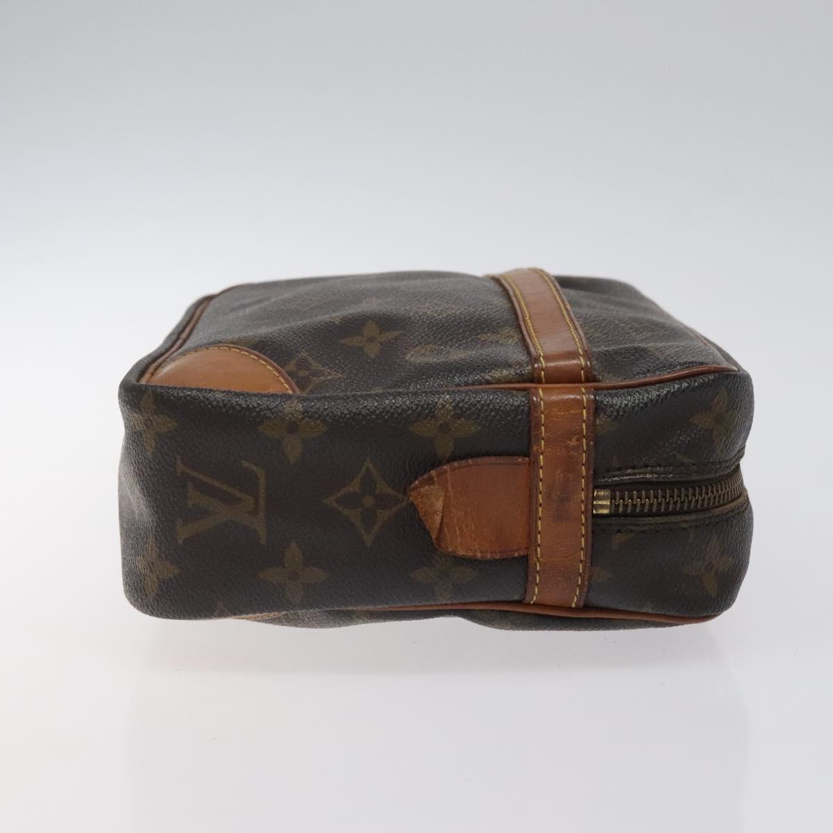 LOUIS VUITTON Monogram Compiegne 28 Clutch Bag M51845 LV Auth BA1787