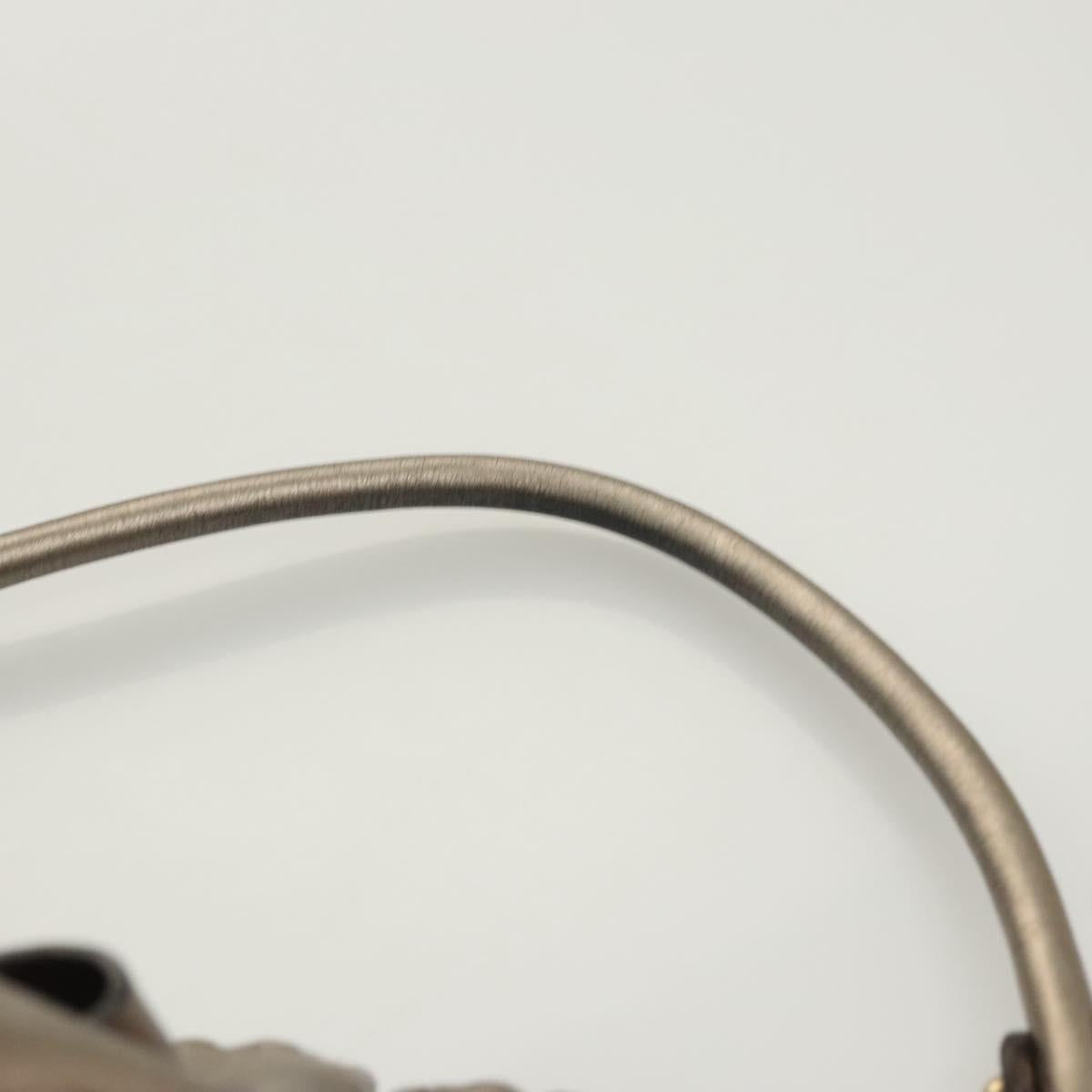 Salvatore Ferragamo Vala Shoulder Bag Leather Champagne Gold Auth BA1804