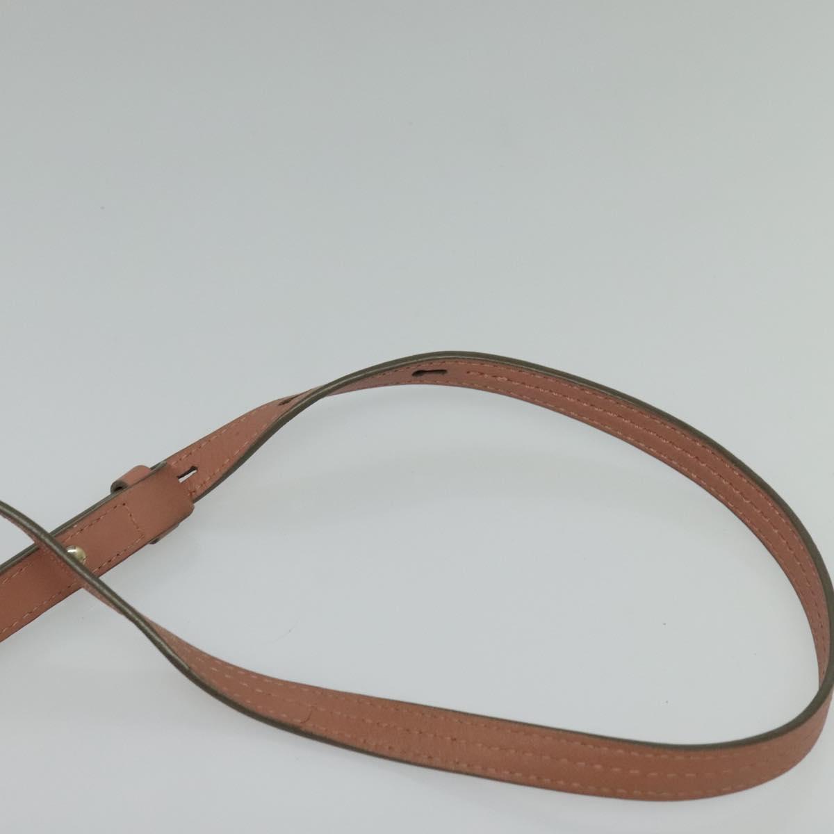 Chloe Fay Shoulder Bag Leather Pink Gold Auth BA1843