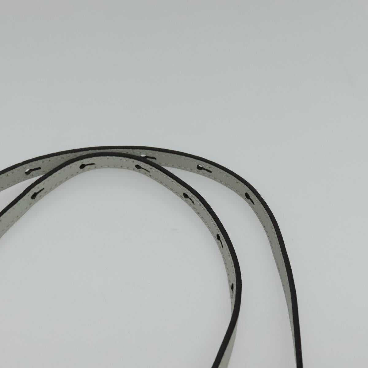 Chloe Fay Hand Bag Leather 2way Light Blue Gold Auth BA1867