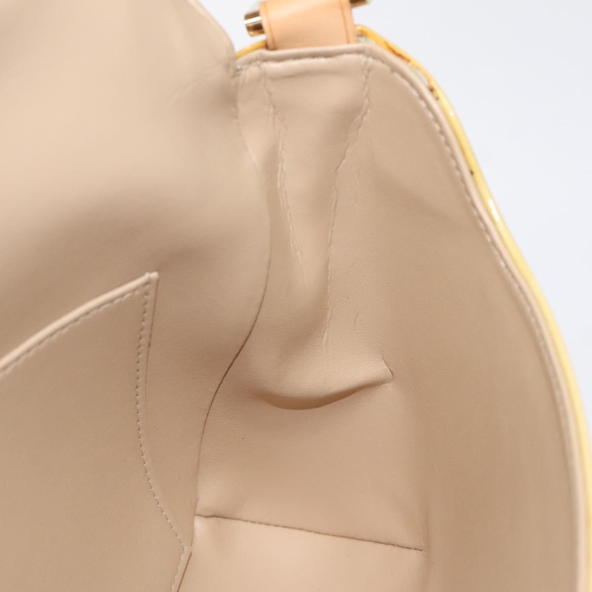 LOUIS VUITTON Monogram Vernis Thompson Street Bag Beige M91301 LV Auth BA1874