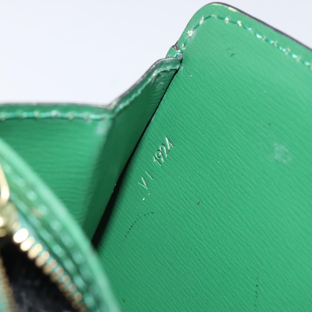 LOUIS VUITTON Epi Capuchin Shoulder Bag Green M52344 LV Auth BA1897