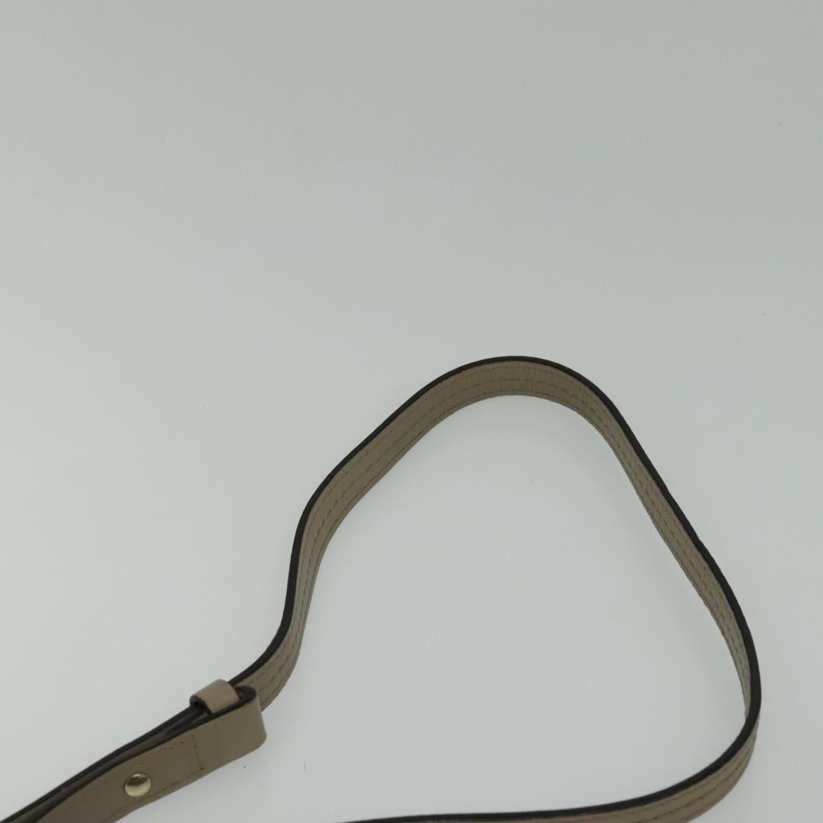 Chloe Fay Shoulder Bag Suede Leather Gray Gold Auth BA1915