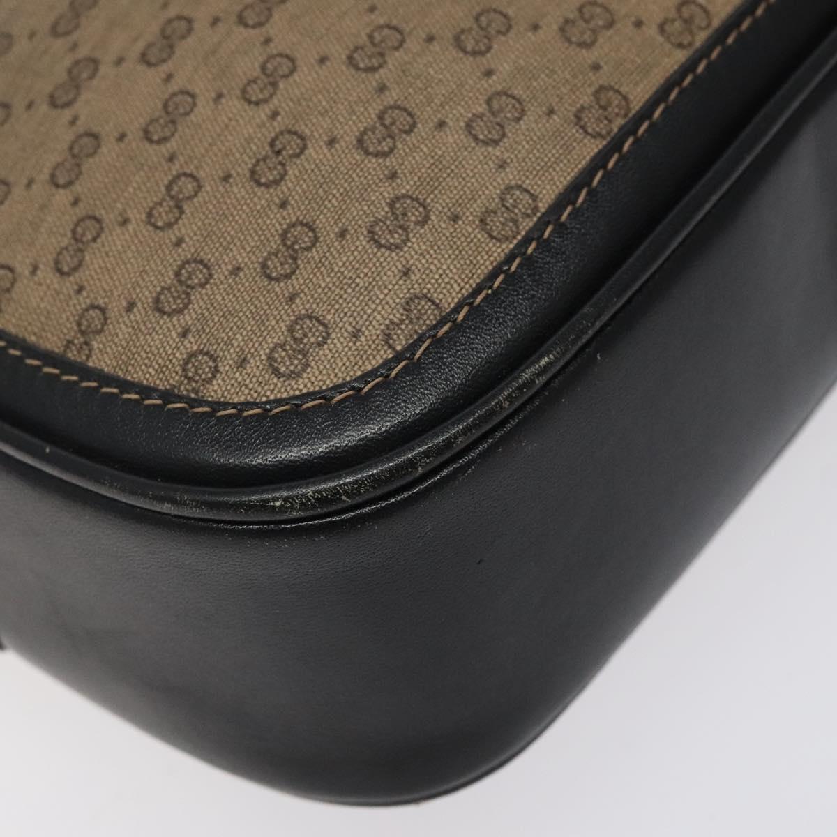 GUCCI Micro GG Supreme Shoulder Bag PVC Brown 001 256 1189 Auth BA1925