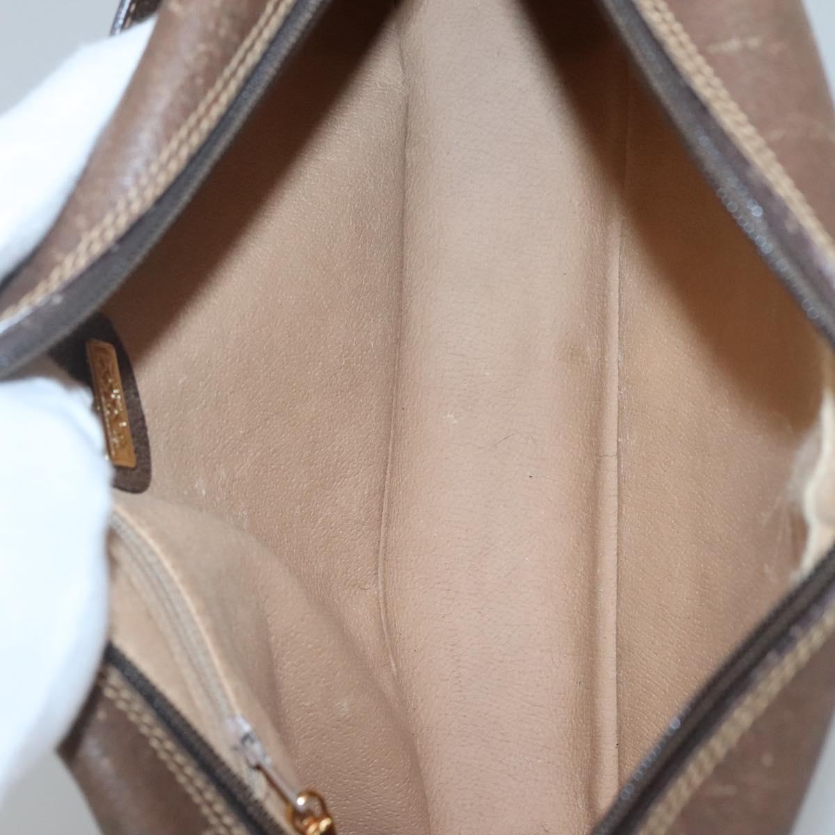GUCCI GG Supreme Shoulder Bag PVC Beige Gold 001 56 0942 Auth BA1941