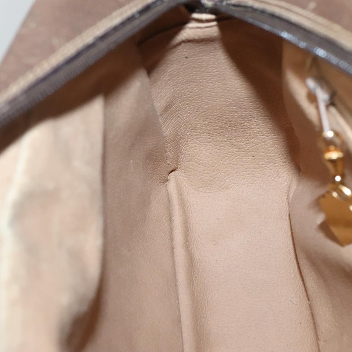 GUCCI GG Supreme Shoulder Bag PVC Beige Gold 001 56 0942 Auth BA1941