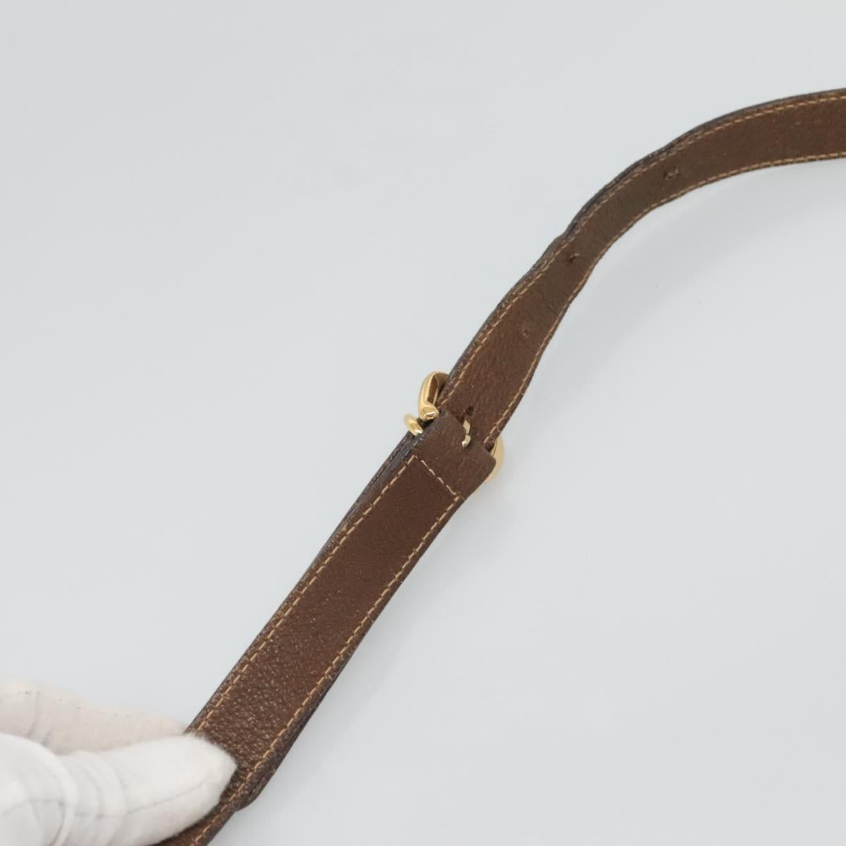 GUCCI GG Supreme Shoulder Bag PVC Beige Gold 001 56 0942 Auth BA1941