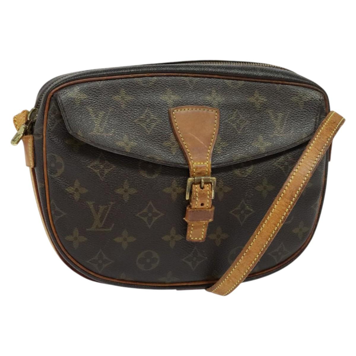 LOUIS VUITTON Monogram Jeune Fille MM Shoulder Bag M51226 LV Auth BA1959
