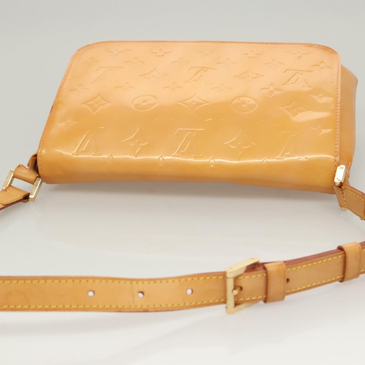 LOUIS VUITTON Vernis Thompson Street Bag Marshmallow Pink M91070 LV Auth BA1971